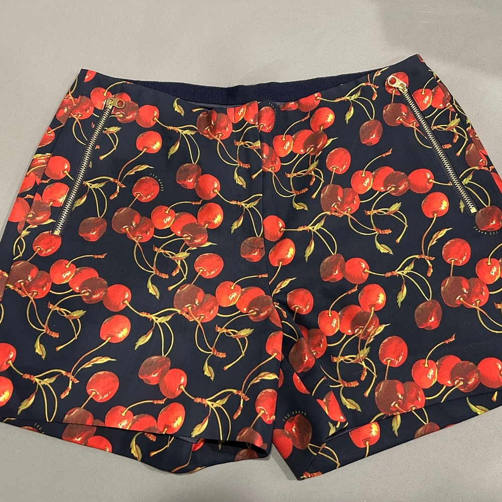 Ted Baker Cherry Print Shorts